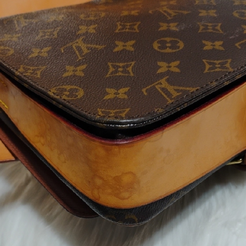 (#9) SALE! Louis Vuitton Brown Monogram Cartouchiere GM Crossbody Bag/DB - Picture 9 of 16
